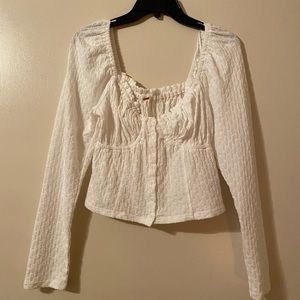 Free People ladybug long sleeve top NWOT